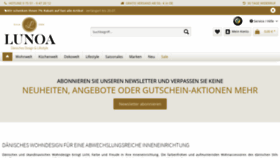 What Lunoa.de website looked like in 2020 (3 years ago)