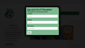 What Lifeinthetrap.com website looked like in 2020 (5 years ago)
