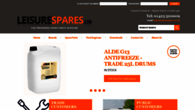 What Leisurespares.co.uk website looked like in 2020 (3 years ago)