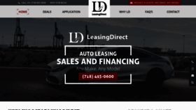 What Leasingdirectny.com website looked like in 2020 (3 years ago)