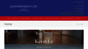 What Locationrealty.ca website looked like in 2020 (3 years ago)
