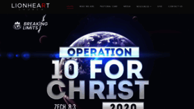 What Lionheartchurch.org website looked like in 2020 (5 years ago)