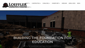 What Loefflerconstruction.com website looked like in 2020 (3 years ago)