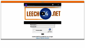 What Leech24.com website looked like in 2020 (3 years ago)