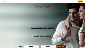 What Loving.singles website looked like in 2020 (3 years ago)