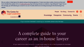 What Legalleadership.co.uk website looked like in 2020 (3 years ago)