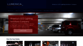 What Lumerica.com website looked like in 2020 (3 years ago)