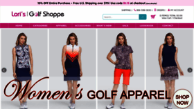 What Lorisgolfshoppe.com website looked like in 2020 (3 years ago)