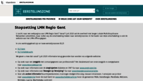 What Lmnregiogent.be website looked like in 2020 (3 years ago)