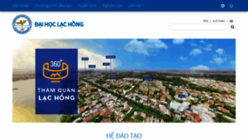 What Lhu.edu.vn website looked like in 2020 (3 years ago)