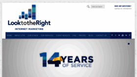What Looktotheright.com website looked like in 2020 (3 years ago)