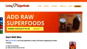 What Lovingsuperfoods.com website looked like in 2020 (3 years ago)