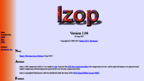 What Lzop.org website looked like in 2020 (3 years ago)