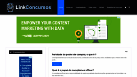 What Linkconcursos.com.br website looked like in 2020 (3 years ago)