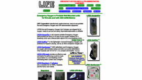 What Lifecorporation.com website looked like in 2020 (3 years ago)