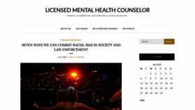 What Licensedmentalhealthcounselor.org website looked like in 2020 (3 years ago)