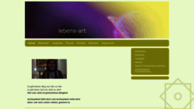What Lebens-art.it website looked like in 2020 (3 years ago)