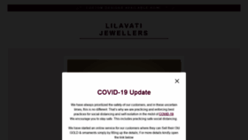 What Lilavatijewellers.com website looked like in 2020 (3 years ago)