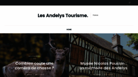 What Lesandelys-tourisme.fr website looked like in 2020 (3 years ago)