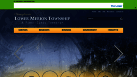 What Lowermerion.org website looked like in 2020 (3 years ago)