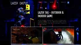 What Lazercastle.com website looked like in 2020 (3 years ago)