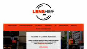 What Lenshire.biz website looked like in 2020 (3 years ago)