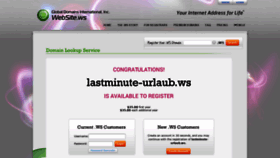 What Lastminute-urlaub.ws website looked like in 2020 (3 years ago)