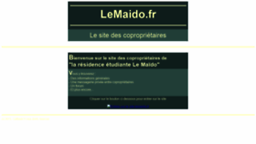 What Lemaido.fr website looked like in 2020 (3 years ago)