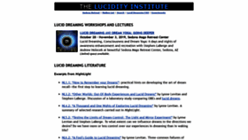 What Lucidity.com website looked like in 2020 (3 years ago)