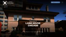 What Langhousechicago.com website looked like in 2020 (3 years ago)