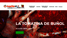 What Latomatina.net website looked like in 2020 (3 years ago)