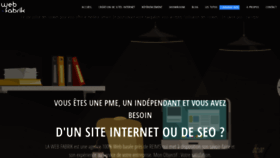What La-web-fabrik.fr website looked like in 2020 (3 years ago)