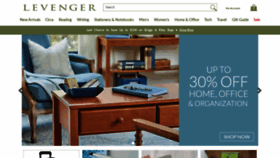 What Levenger.com website looked like in 2020 (3 years ago)