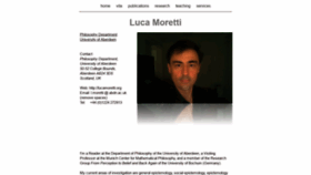 What Lucamoretti.org website looked like in 2020 (3 years ago)