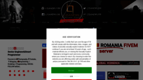 What Lisandru.eu website looked like in 2020 (3 years ago)