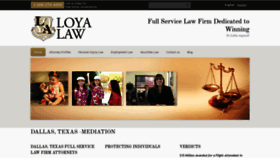 What Loyalaw.com website looked like in 2020 (3 years ago)