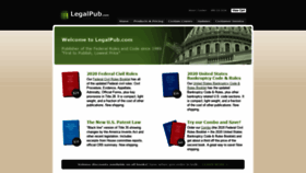 What Legalpub.com website looked like in 2020 (3 years ago)