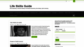What Lifeskillsguide.com website looked like in 2020 (3 years ago)