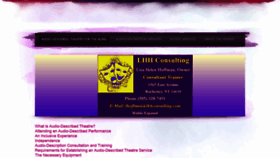 What Lhhconsulting.com website looked like in 2020 (3 years ago)