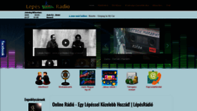 What Lepesradio.hu website looked like in 2020 (3 years ago)