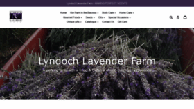 What Lyndochlavenderfarm.com.au website looked like in 2020 (3 years ago)