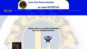 What Lions-esens.de website looked like in 2020 (3 years ago)