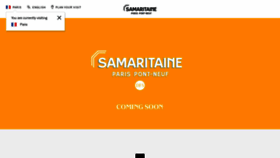 What Lasamaritaine.com website looked like in 2020 (3 years ago)