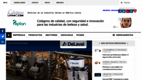 What Lacteoslatam.com website looked like in 2020 (3 years ago)