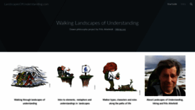 What Landscapesofunderstanding.com website looked like in 2020 (3 years ago)