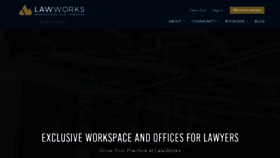What Lawworks.com website looked like in 2020 (3 years ago)
