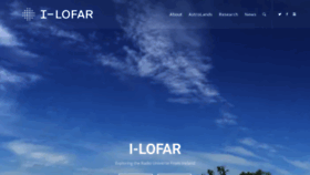 What Lofar.ie website looked like in 2020 (3 years ago)