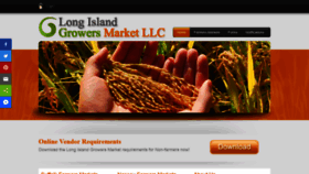 What Longislandgrowersmarket.com website looked like in 2020 (3 years ago)