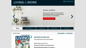 What Livingandmore.de website looked like in 2020 (3 years ago)