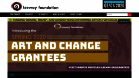 What Leeway.org website looked like in 2020 (5 years ago)